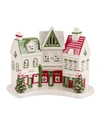 Spode Figural Light Up Shoppes In White Multi