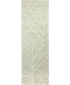 Bb Rugs Veneto Cl158 2'6" X 8' Runner Rug In Grass
