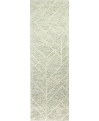 Bb Rugs Veneto Cl158 2'6" X 8' Runner Rug In Grass
