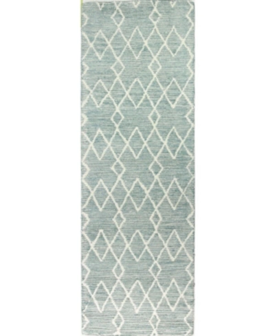 Bb Rugs Veneto Cl154 2'6" X 8' Runner Rug In Sage