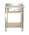 Rosemary Lane Glam Accent Table In Beige