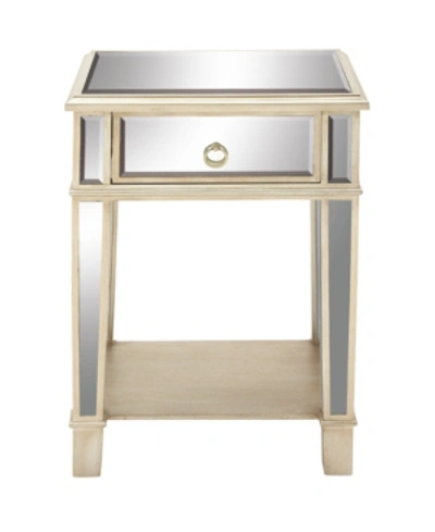 Rosemary Lane Glam Accent Table In Beige