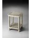 Butler Specialty Amelia Bone Inlay Side Table In Brown