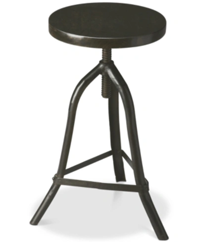 Butler Specialty Fullerton Round Revolving Stool In Black