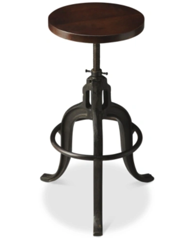 Butler Specialty Gladney Iron Revolving Bar Stool In Multi