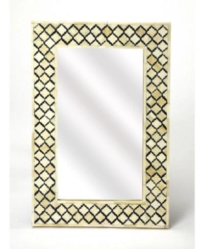 Butler Specialty Butler Yasmin Bone Inlay Mirror In Beige