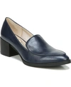 Lifestride Devyn Slip-on Pumps In Navy Faux Leather