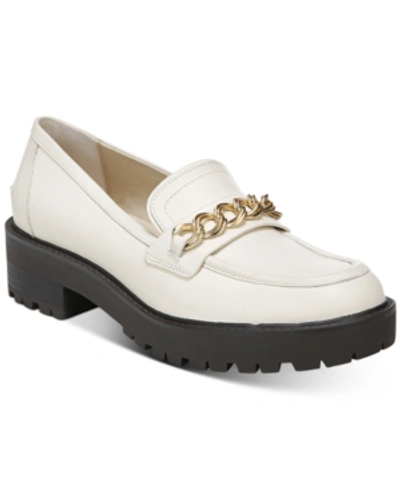 Sam Edelman Taelor Womens Comfort Insole Slip On Loafers In White