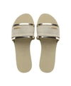 Havaianas You Trancoso Flat Sandals In Sand Gray
