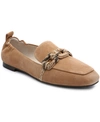 Sanctuary Women's Blast Chained Tailored Loafers Women's Shoes In Acorn
