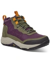 Teva Women's Ridgeview Mid Waterproof Hiking Boots In Olive Branch/purple Pennant In Olive Branch/ Purple Pennant