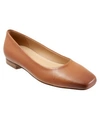 Trotters Women's Honor Flat Women's Shoes In Caramel