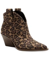 Jessica Simpson Women's Zadie Pull-on Western Booties Women's Shoes In Natural