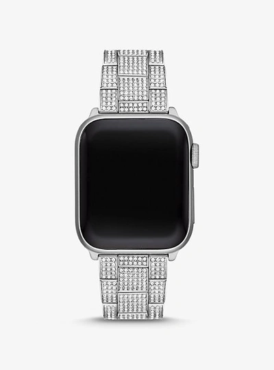 Michael Kors Pavé Silver-tone Strap For Apple Watch®