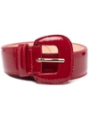 AGL ATTILIO GIUSTI LEOMBRUNI BUCKLE-FASTENING LEATHER BELT