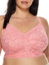 Cosabella Never Say Never Ultra Curvy Sweetie Bralette In Quartz Pink