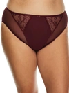 Elomi Charley Hi-cut Smoothing Brief In Aubergine