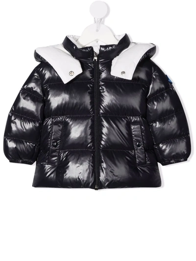 Moncler Babies' Selen 连帽填充夹克 In Blue