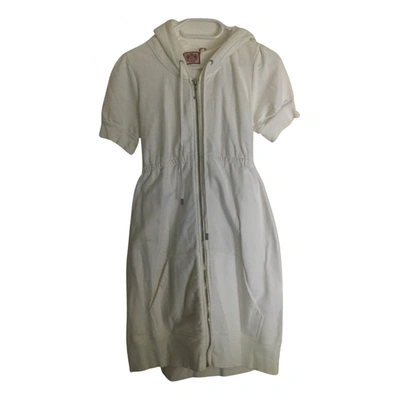 Pre-owned Juicy Couture Mid-length Dress In White