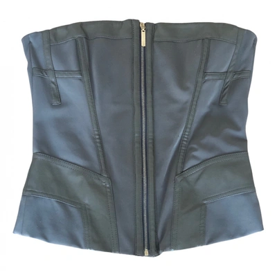 Pre-owned Elisabetta Franchi Corset In Green