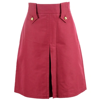 Pre-owned Gucci Mini Skirt In Red