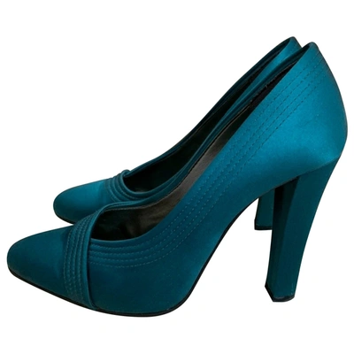 Pre-owned Stella Mccartney Leather Heels In Blue