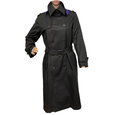 Pre-owned Ralph Lauren Trench Coat In Anthracite