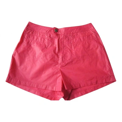 Pre-owned Guess Shorts In Pink