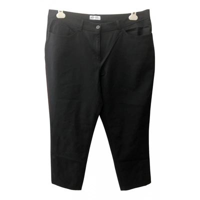 Pre-owned Krizia Trousers In Black