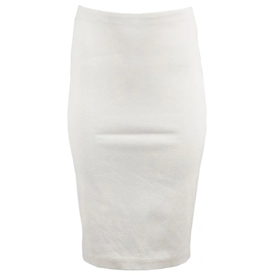 Pre-owned Tom Ford Mid-length Skirt In White