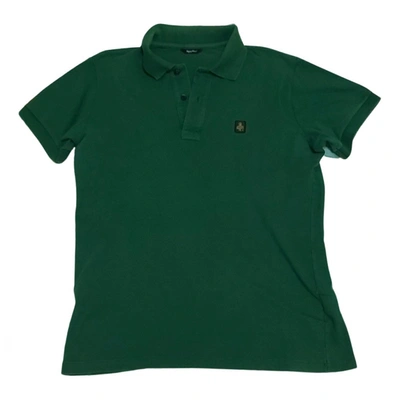 Pre-owned Refrigiwear Polo Shirt In Green