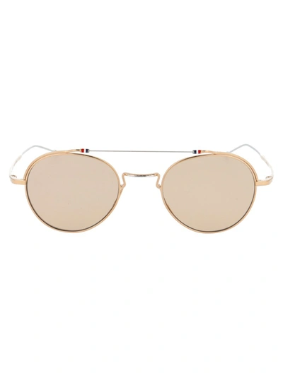 Thom Browne Tb-912 Sunglasses In Gold