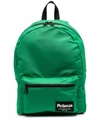 Alexander Mcqueen Logo-patch Detail Backpack In Green