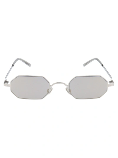 Mykita X Maison Margiela Octagonal Frame Sunglasses In Silver