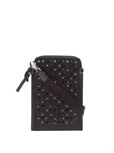 Loubilab Spike Shoulder Bag in Black - Christian Louboutin