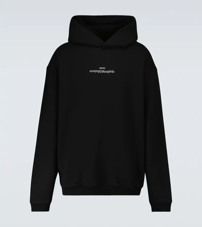 Maison Margiela Black Cotton Hoodie