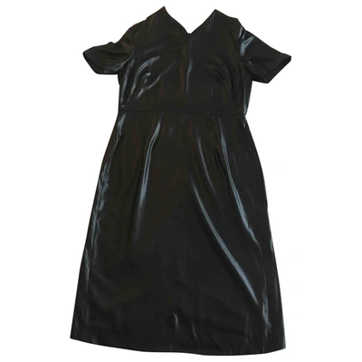 Pre-owned Cã©dric Charlier Mid-length Dress In Black