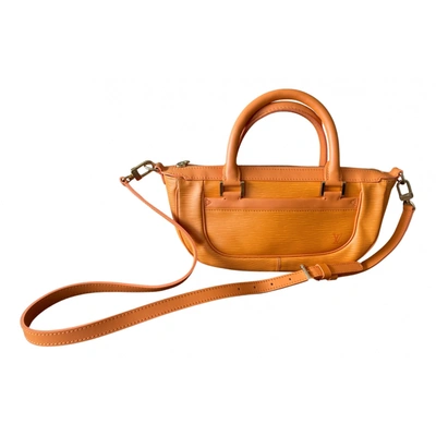 Pre-owned Louis Vuitton Leather Crossbody Bag In Orange