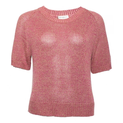 Pre-owned Dries Van Noten Linen Top In Pink