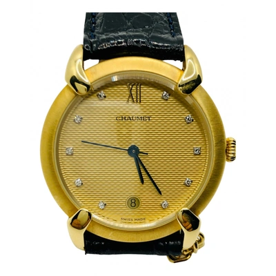 Pre-owned Chaumet Yellow Gold Watch