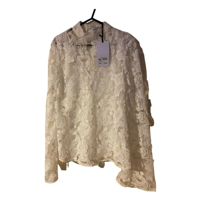 Pre-owned Perseverance Lace Blouse In White