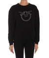 PINKO PINKO NELLY BEAD EMBELLISHED CREWNECK SWEATSHIRT