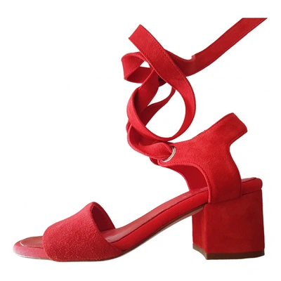 Pre-owned Claudie Pierlot Sandals In Red