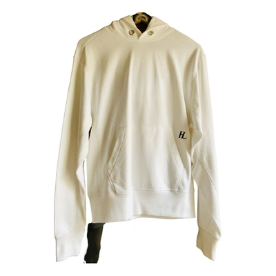 Pre-owned Helmut Lang Sweatshirt In White