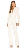 Michael Costello X Revolve Reina Jumpsuit In 象牙白