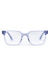 Bohten Jade 50mm Gradient Square Optical Glasses In Sky / Clear