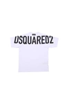 DSQUARED2 LOGO T-SHIRT IN WHITE