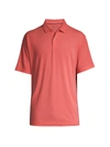 Peter Millar Drirelease Natural Touch Polo Shirt In Clay Rose