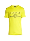 Versace Logo T-shirt In Yellow
