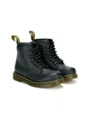 Dr. Martens Dr.martens 1460 Smooth Lace-up Combat Boots  Black Leather In Black